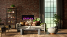 Remii Horizon linear fireplace lifestyle