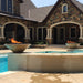 The Outdoor Plus Cazo Concrete 31" Gas Fire Bowl