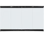 Majestic Glass Bi-Fold Door 42 - Black (DM1742)