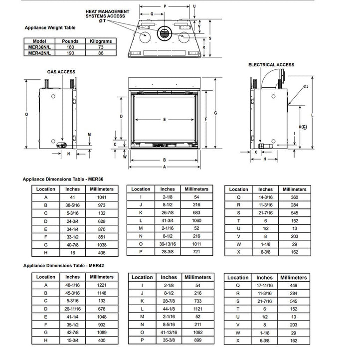 Majestic Meridian 36 technical diagram 1