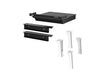 Osburn Brushed Nickel Straight Legs for 1700 Wood Stove - OA10246