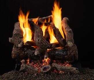 Majestic 3-Tier Heritage Oak Gas Log Set - OAK18