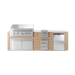 Videl 112" Pacific BBQ Island — Composite