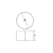 Drolet VOD0150 wall finishing band dimensioned schematic