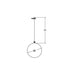 Drolet VOD0210 ceiling hanger dimensioned schematic