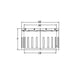 Drolet VOD0290 vented stove adapter dimensioned schematic