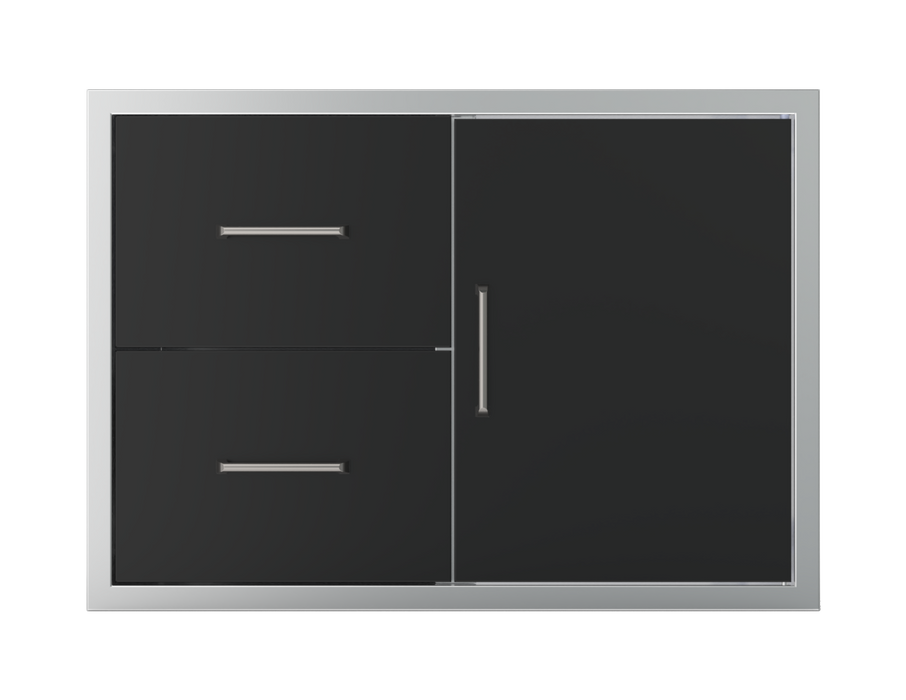 Wildfire Door/Drawer Combo 30" x 21" - Black Stainless Steel