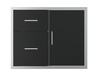 Wildfire Door/Drawer Combo 30" x 24" - Black Stainless Steel