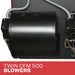 US Stove HB1520 twin 500 CFM blowers mounted at the rear of the furnace