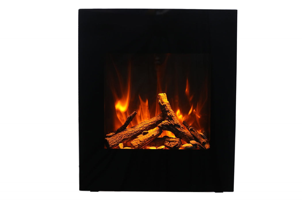 Amantii WM-BI-2428-VLR-BG wall mount Smart Electric Fireplace
