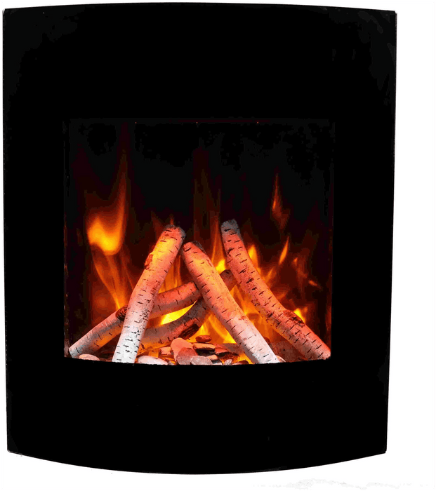 Amantii WM-BI-2428-VLR-BG wall mount Smart Electric Fireplace