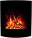 Amantii WM-BI-2428-VLR-BG wall mount Smart Electric Fireplace