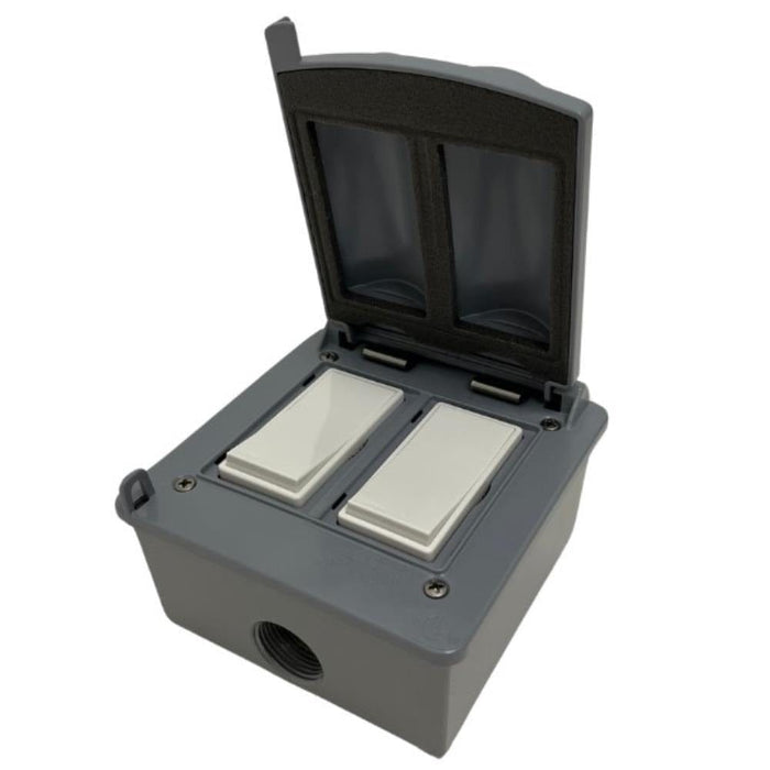 Bromic Heating - Affinity - Manual Outdoor Single/Dual 20 AMP Switch - 120-277V