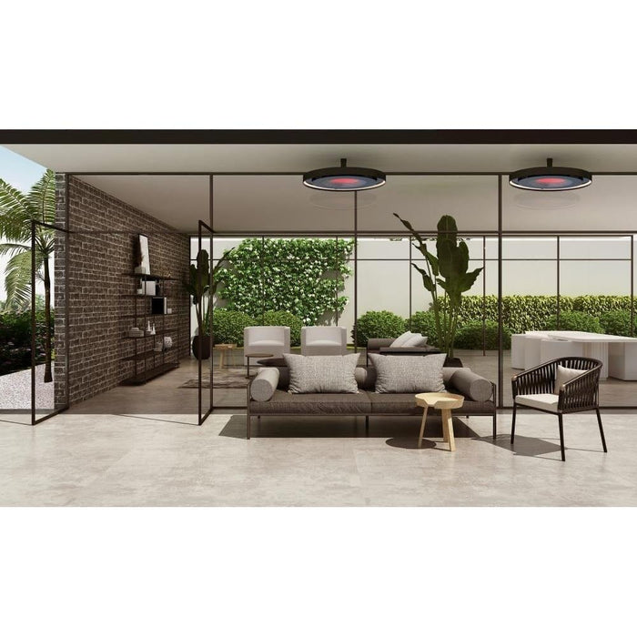 Bromic Heating - Eclipse Smart-Heat - 2900W Electric Heater and Light With Twin Pole