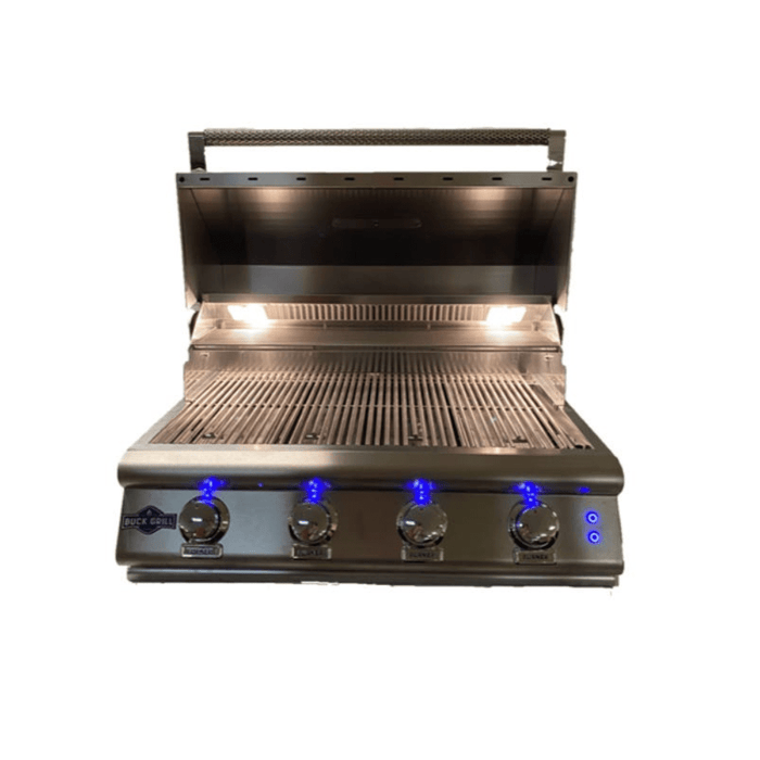 Buck Grill 4-Burner 32" Gas Grill With Portable Cart