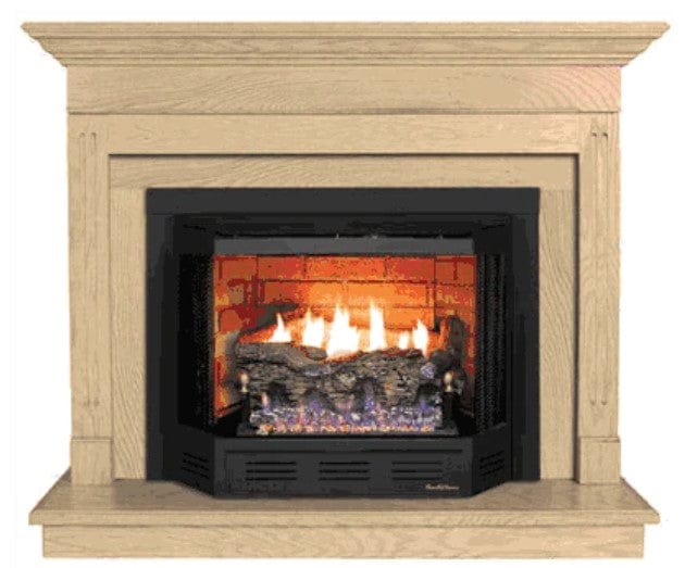 Buck Stove Contemporary Corner Mantel Accessory for Model 34, Model 329, Model 384 Gas Stove