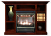 Buck Stove Model 1127 Vent Free Gas Stove with Prestige Mantel Combo