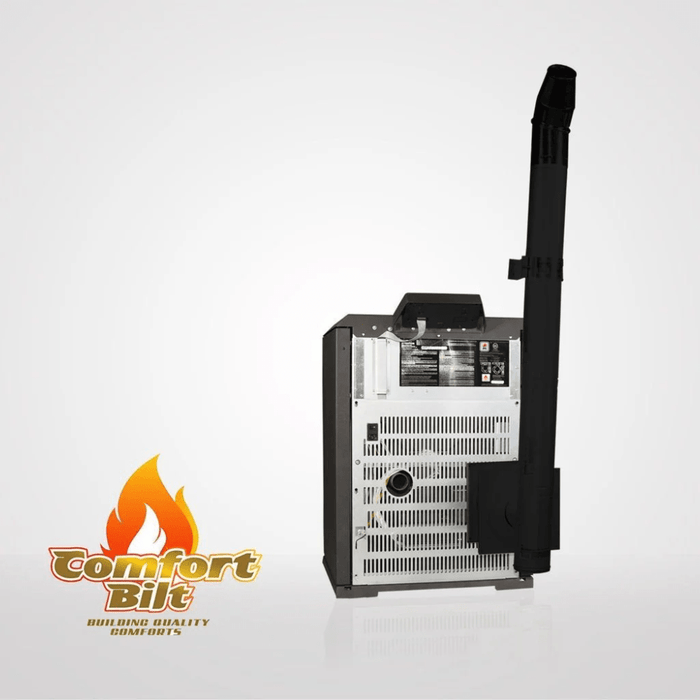 Comfortbilt/Duravent 3 inch Pellet Stove Piping Kit - Black Matte /No Elbow