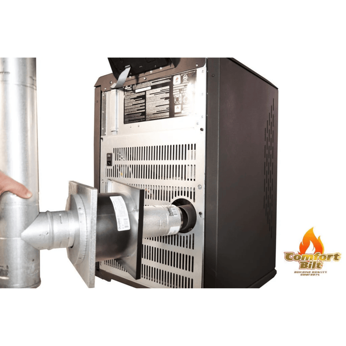 Comfortbilt/Duravent 3 inch Pellet Stove Piping Kit - Galvalume / No Elbow