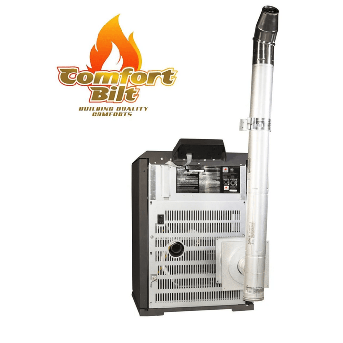 Comfortbilt/Duravent 3 inch Pellet Stove Piping Kit - Galvalume / No Elbow