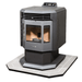 ComfortBilt Flatwall Hearth Pad for Pellet Stove or Wood Stoves - Agate Grey