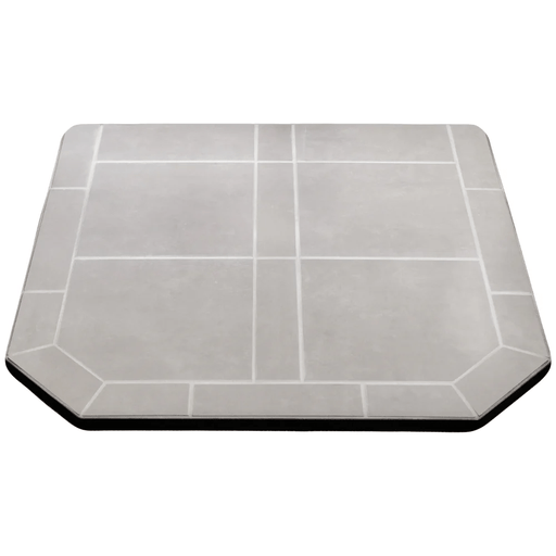 ComfortBilt Flatwall Hearth Pad for Pellet Stove or Wood Stoves - Agate Grey