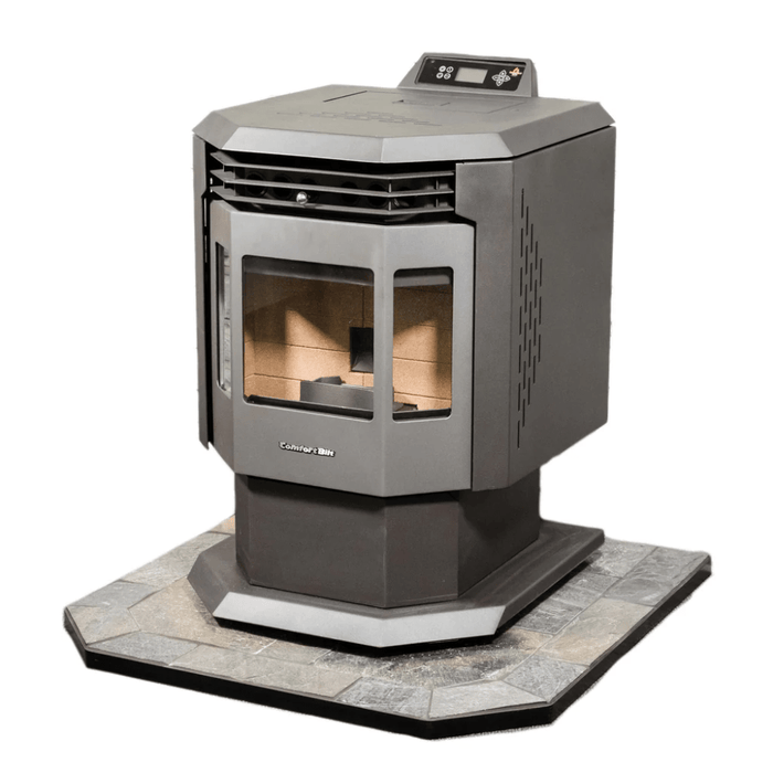 ComfortBilt Flatwall Hearth Pad - Natural Silver Slate