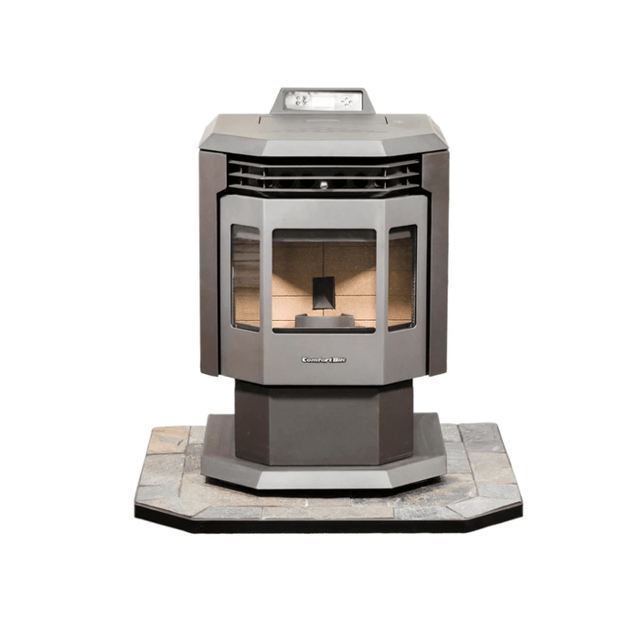 ComfortBilt Flatwall Hearth Pad - Natural Silver Slate