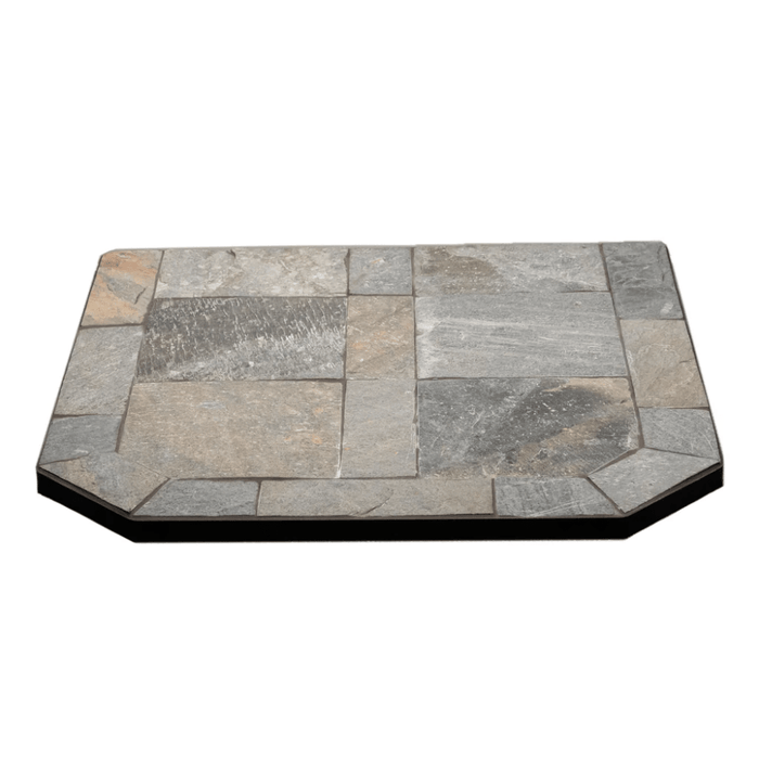 ComfortBilt Flatwall Hearth Pad - Natural Silver Slate
