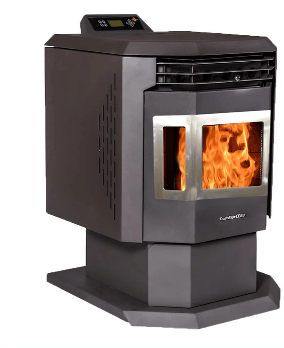 ComfortBilt HP21-SS Pellet Stove - Black Stainless Steel Trim