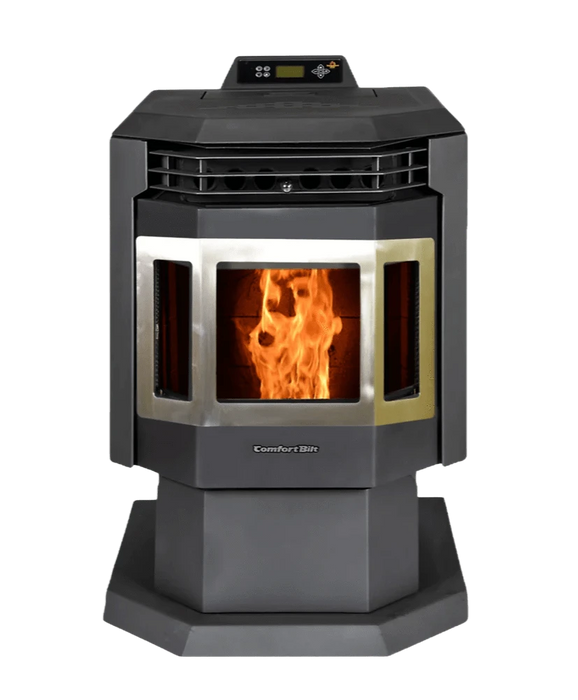 ComfortBilt HP21-SS Pellet Stove - Black Stainless Steel Trim