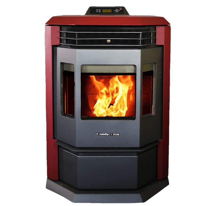 ComfortBilt HP22 Pellet Stove with Auto Ignition Burgundy