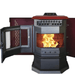 ComfortBilt HP22 Pellet Stove with Auto Ignition Burgundy