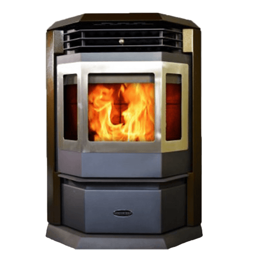 ComfortBilt HP22-SS Pellet Stove - Brown with Stainless Steel Trim