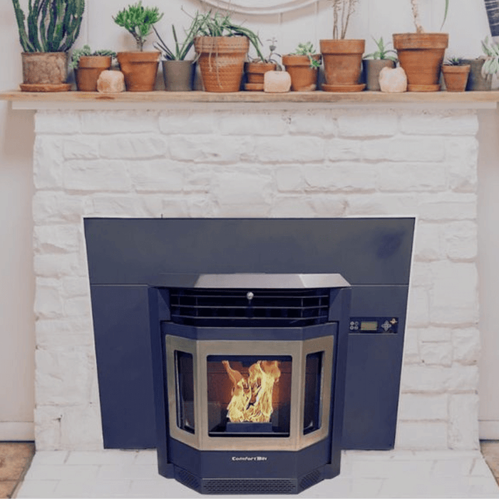 ComfortBilt HP22i-SS Pellet Stove Fireplace Insert - with Stainless Steel Trim