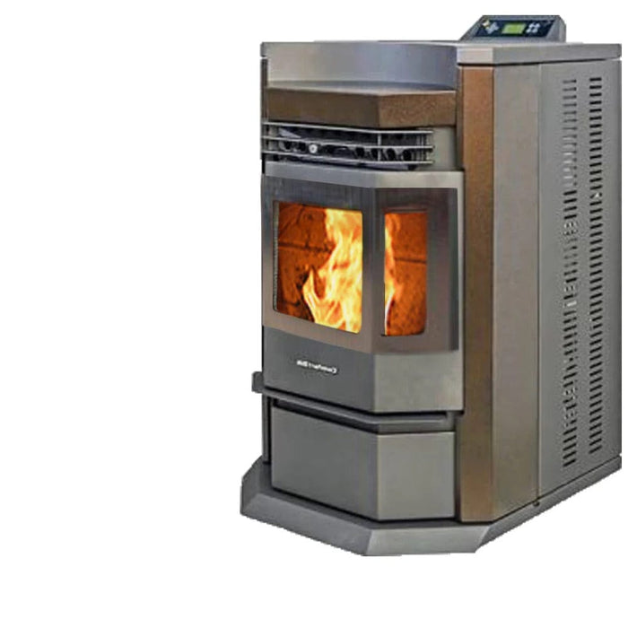 ComfortBilt HP22N-SS Pellet Stove - Brown with Stainless Steel Trim