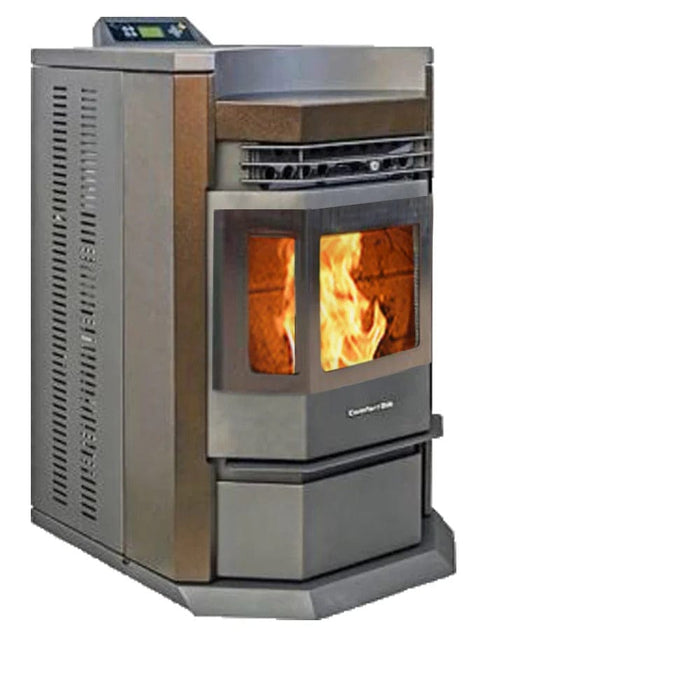 ComfortBilt HP22N-SS Pellet Stove - Brown with Stainless Steel Trim
