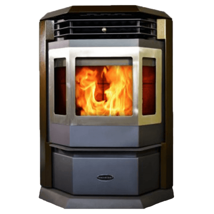 ComfortBilt HP22N-SS Pellet Stove - Brown with Stainless Steel Trim