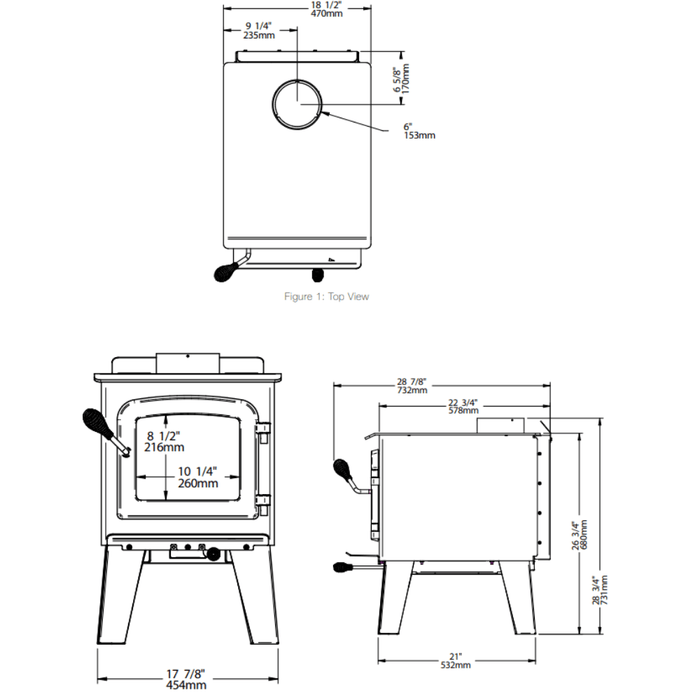 Drolet Fox Wood Stove