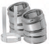 DuraVent DuraTech - 30° Elbow Kit - SS (includes 2 Elbows & 1 Elbow Strap)