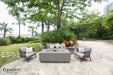 Elementi Andes Fire Table With Built-In Propane Tank Holder