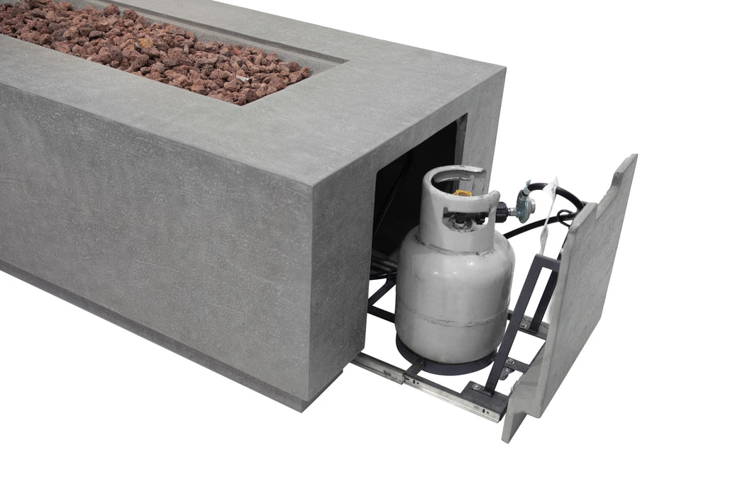 Elementi Andes Fire Table With Built-In Propane Tank Holder