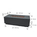 Elementi Andes Fire Table With Built-In Propane Tank Holder