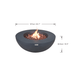 Elementi Lunar Bowl Fire Table