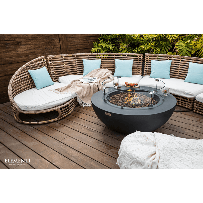 Elementi Lunar Bowl Fire Table