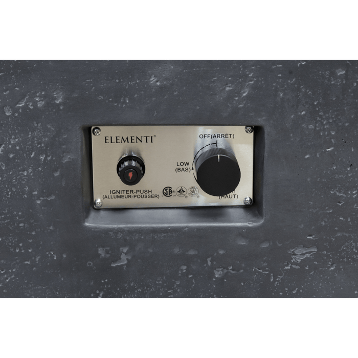 Elementi Manhattan Fire Table