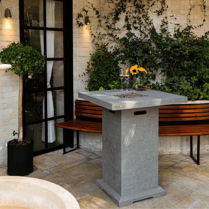 Elementi Montreal Bar Table  Fire Pit Table