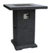 Elementi Montreal Dark Grey Bar Table Fire Pit Table