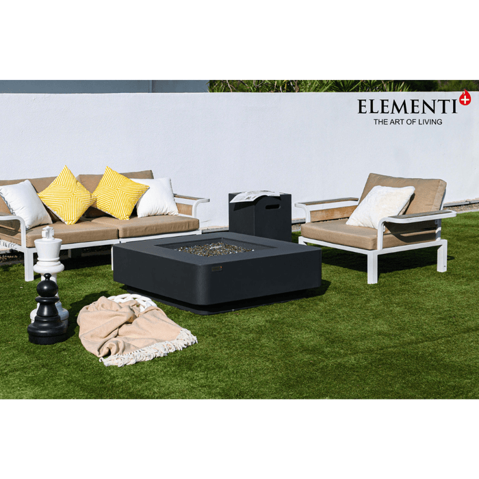 Elementi Plus Bergamo Fire Table Dark Gray