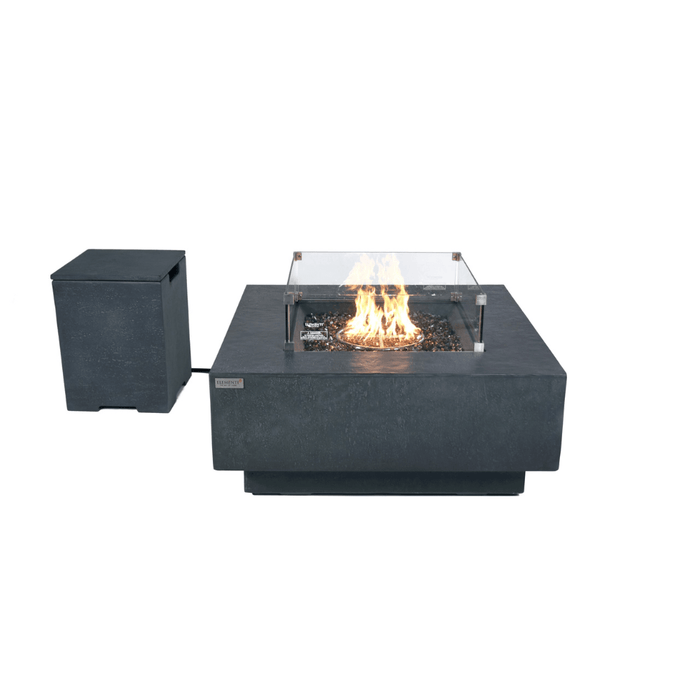 Elementi Plus Bergen Fire Table Dark Gray